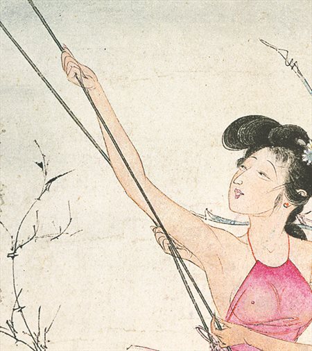 理塘县-胡也佛的仕女画和最知名的金瓶梅秘戏图
